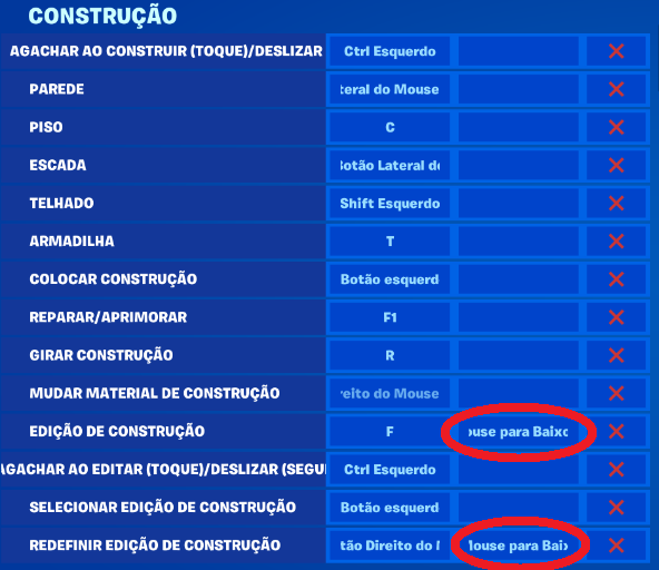 Fortnite Guia: Atalhos e Binds Mouse e Controle