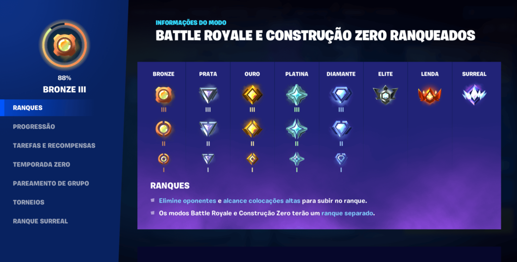 RANK OURO 3, PRIMEIRA RANQUEADA! FORTNITE 